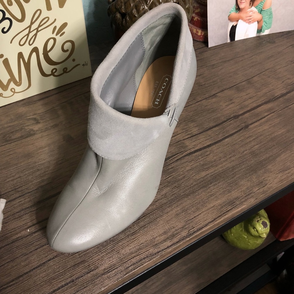 Coach booties.  Worn 2-3 times.  Very comfortable.
